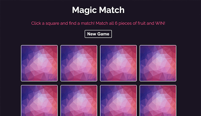 ITWP 1150 Matching Game Final Project ITWP 1150 Matching Game Final Project